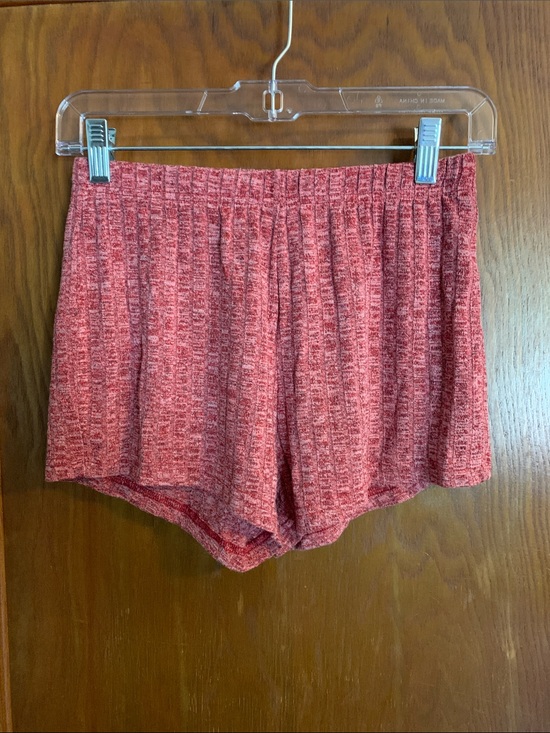 Ekouaer Pants - Ekouaer Casual Knit Lounge Shorts - Red